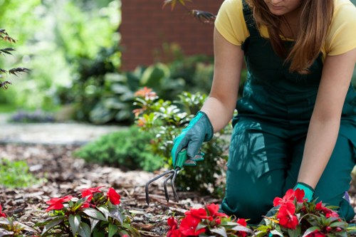 Cubic-yard waste calculation for garden clearance